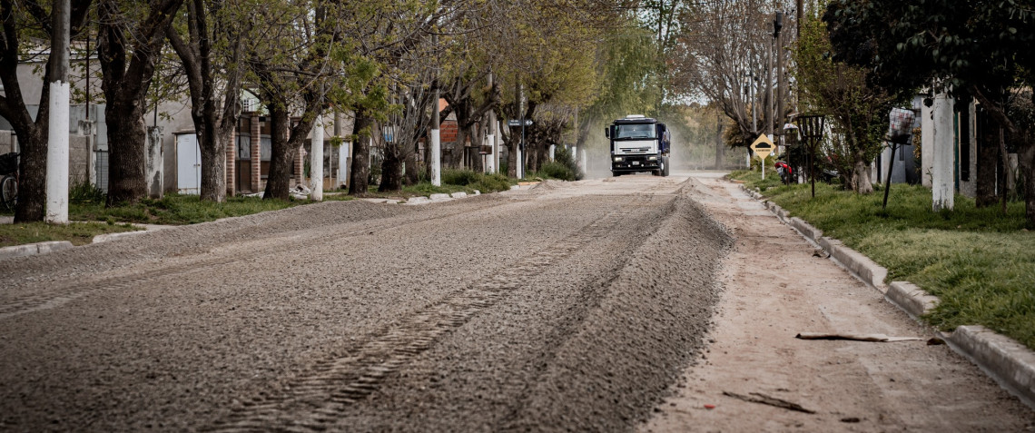 recuperación de calles en Los Toldos, Baigorrita y Zavalía